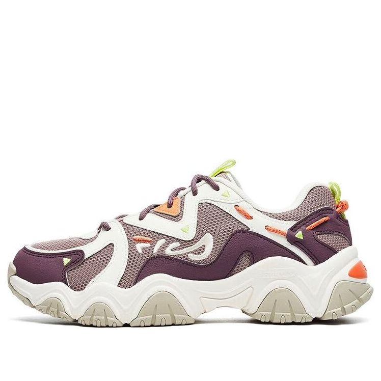 (WMNS) FILA Fluid 4 Cat Claw Fashion Shoes 'White Purple' F12W242101FFC