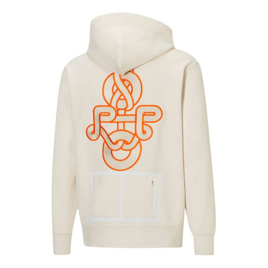 Men's PUMA x PRONOUNCE Crossover Back Embroidered Large Pattern Knit Creamy White 532143-93