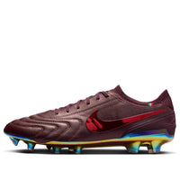 Nike Tiempo Legend 10 Elite LUXE FG 'Port Wine Bright Crimson' FZ1487-600
