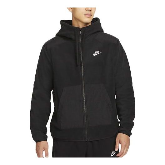 Nike Sportswear Style Essentials Zipped Jacket 'Black White' DD4883-010