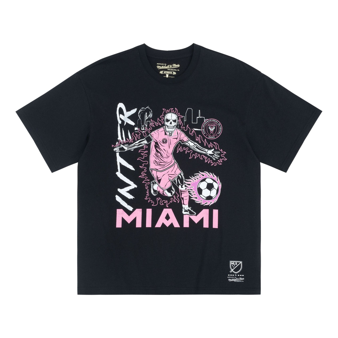 Mitchell & Ness Inter Miami CF T-shirt 'Black' MN2549-BLACK