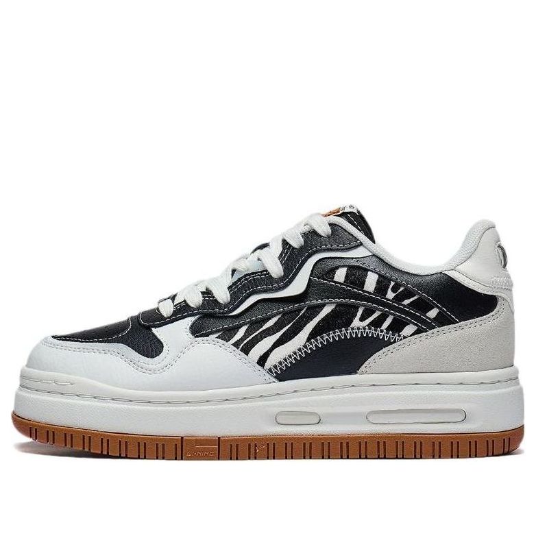 (WMNS) Li-Ning Future C1 'White Black Gum' AGCT244-4