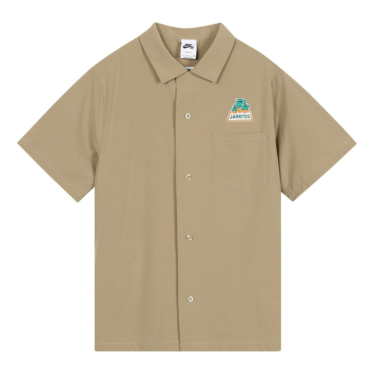 Nike SB x Jarritos Bowling Button Up Shirt (Asia Sizing) 'Khaki' DV9078-247