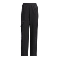 (WMNS) adidas Str Pt Loose Running Training Side Pocket Sports Pants/Trousers/Joggers Black GT4406