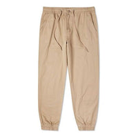 Men's Converse Solid Color Bundle Feet Sports Pants/Trousers/Joggers Khaki 10023502-A03