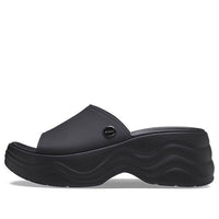 (WMNS) Crocs Skyline Slide Sandals 'Black' 208182-001