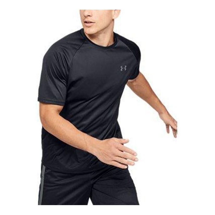 Men's Under Armour Velocity Training Sports Short Sleeve Black 1327965-001