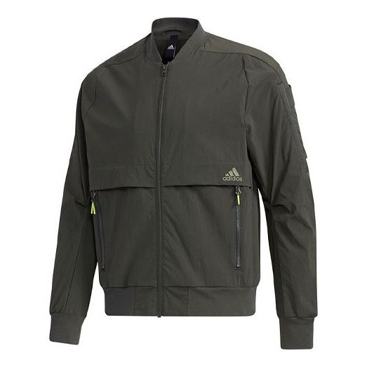 adidas TH BOMB Casual Sports Jacket Brown GF4029