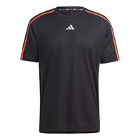 adidas Workout Base T-Shirt 'Black White Red' IB7896