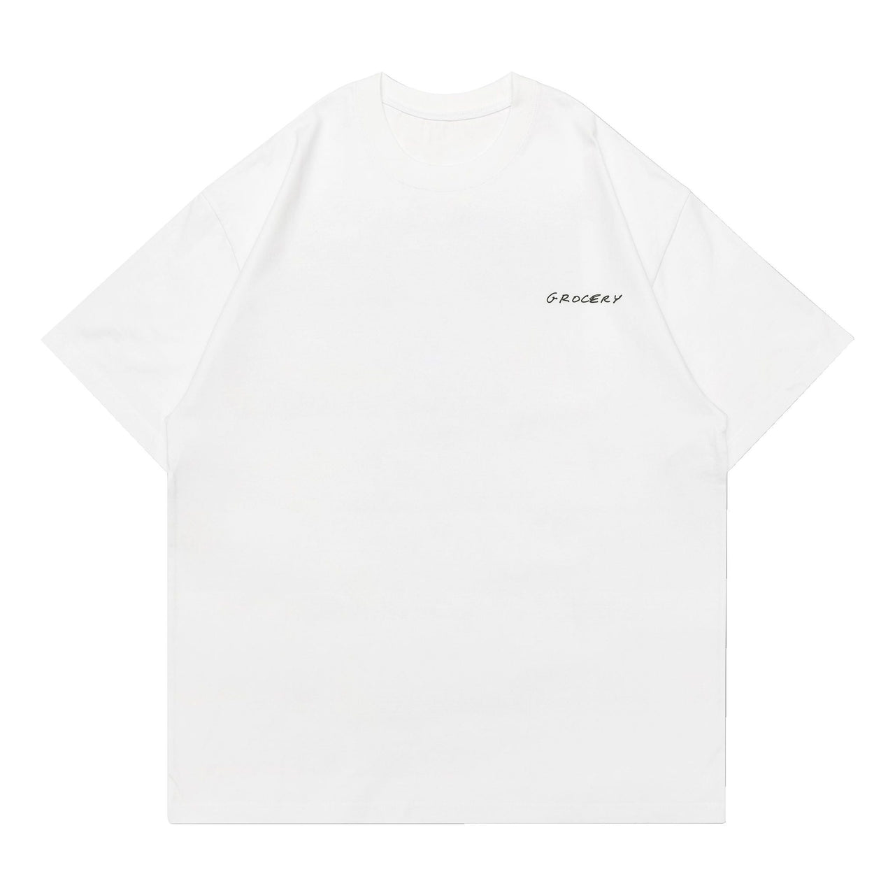 Grocery Answer Tee By Adam Lister GRO-ANSWER-WHT