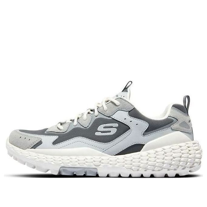 Skechers Monster Marathon Running Sneakers 'White Grey' 894280-GRY