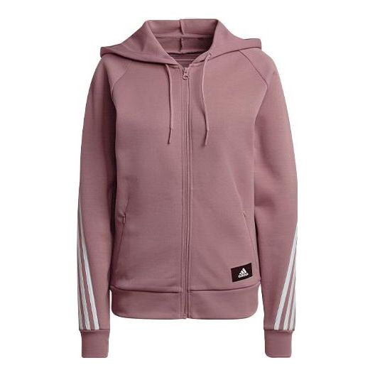 (WMNS) adidas W Fi 3s Fz Reg Sports Hooded Jacket Purple HE1659