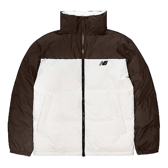New Balance Lifestyle Puffer Down Jacket 'White Black' NP94V043-ORG