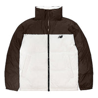 New Balance Lifestyle Puffer Down Jacket 'White Black' NP94V043-ORG