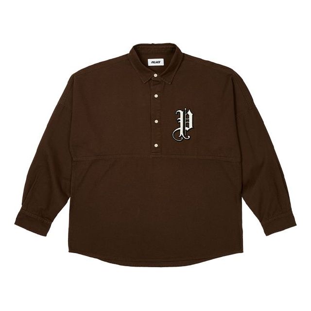 Palace Old English Shirt 'Nice Brown' P25SHT024