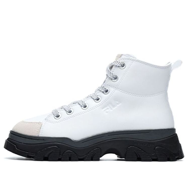 (WMNS) FILA Casual High Top Outdoor White Black F12W144403FWT