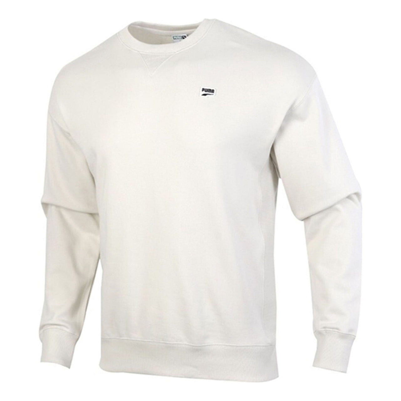 PUMA Downtown Crew Casual Round Neck Pullover Long Sleeves Gray 599173-05