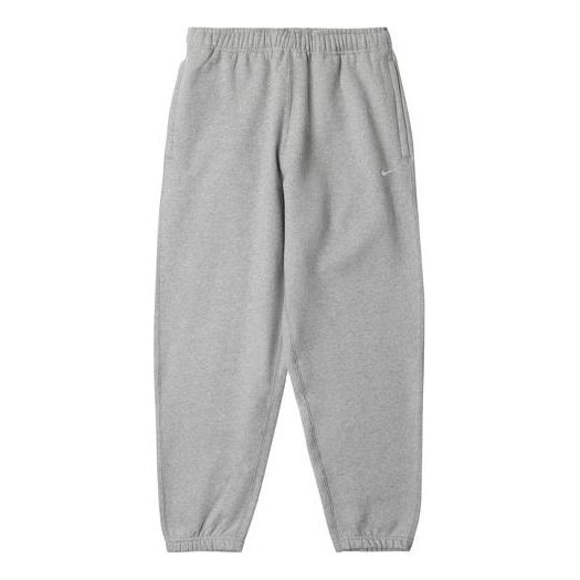 Nike Logo Embroidered Sweatpants 'Grey' CW5460-063