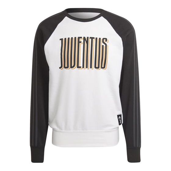 Men's adidas Juventus Soccer/Football Training Sports Round Neck Pullover White GR2920
