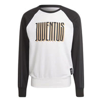 Men's adidas Juventus Soccer/Football Training Sports Round Neck Pullover White GR2920