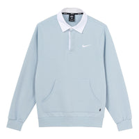 Men's Nike SB Fleece Skateboard Knit Breathable Embroidered Autumn Blue DM6483-440