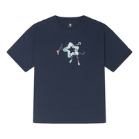 (WMNS) Converse Nautical Tee 'Navy Blue' 10025880-A02