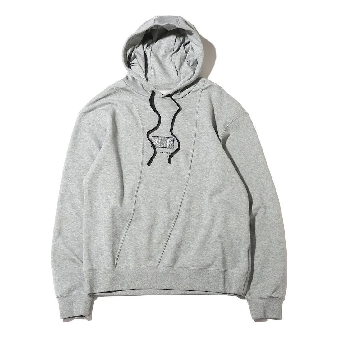 Air Jordan x Paris Saint-Germain Front Logo Fleece Pullover Hoodie Asia Sizing 'Dark Grey Heather' DM3097-063