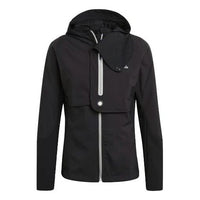 adidas Windrdy Jkt M Casual Running Sports Hooded Jacket Black GN5921