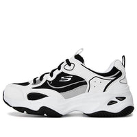 (WMNS) Skechers D'Lites 4.0 Shoes 'White Black' 896256-WBK