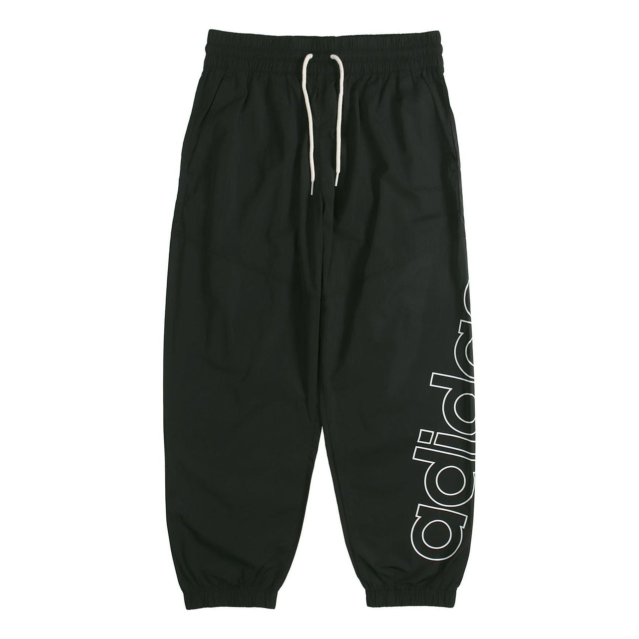 (WMNS) adidas neo Brlv Wvn Tp Logo Printing Sweatpants Black GK1497