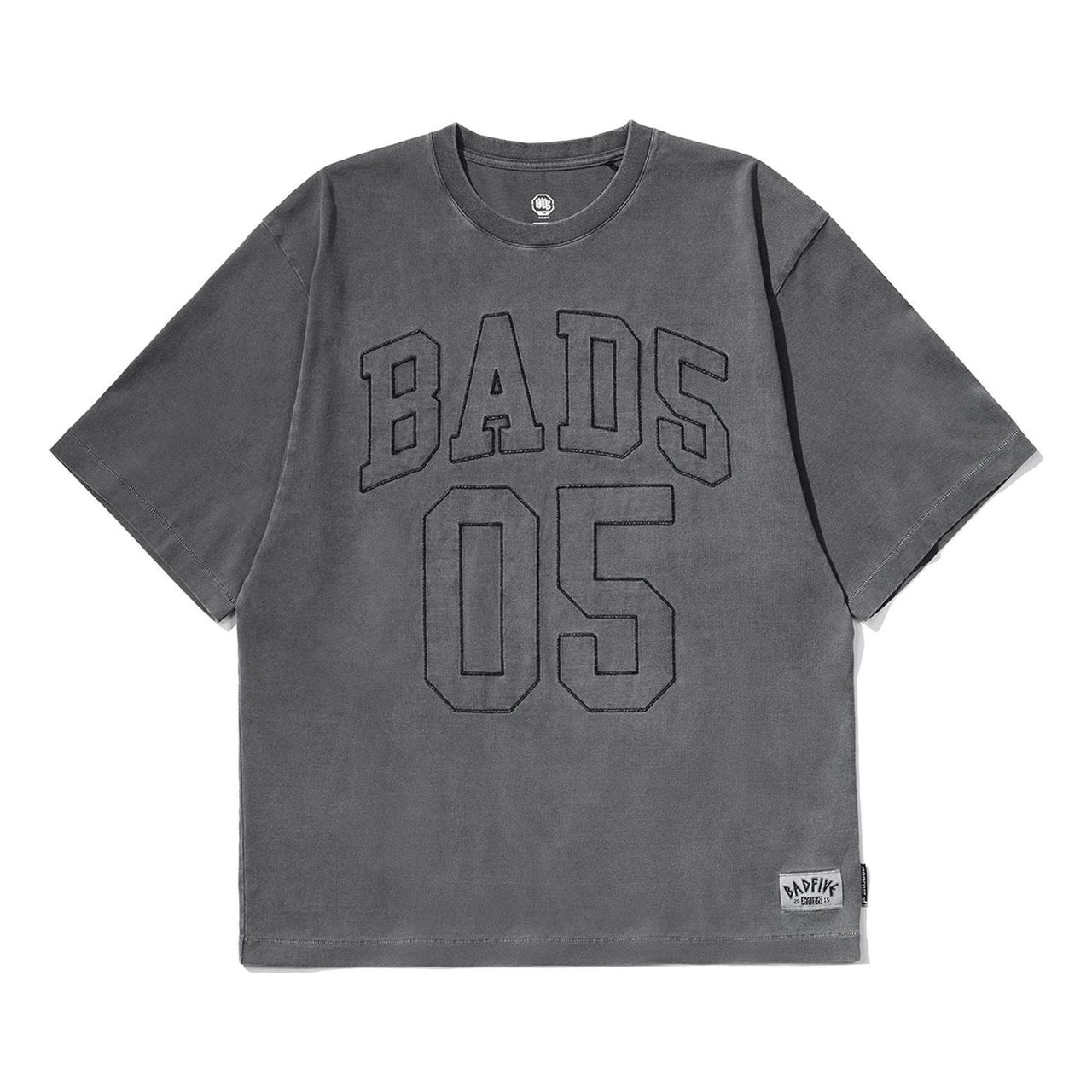 Li-Ning BadFive Logo Number Loose Fit T-shirt 'Washed Black' AHST293-3