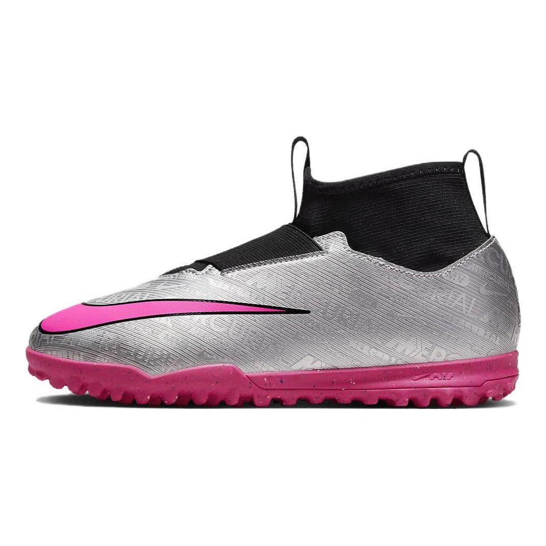 (GS) Nike Jr Mercurial Superfly 9 Acad 25 TF Turf 'Silver Hyper Pink' FJ2033-060