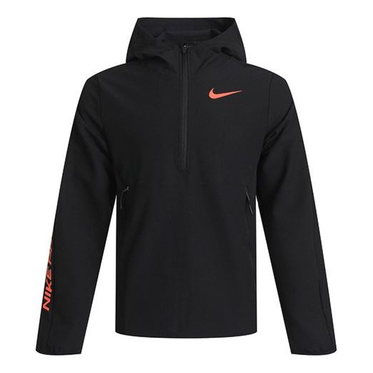 Men's Nike Pro Zipper Cardigan Training Black CZ1511-010