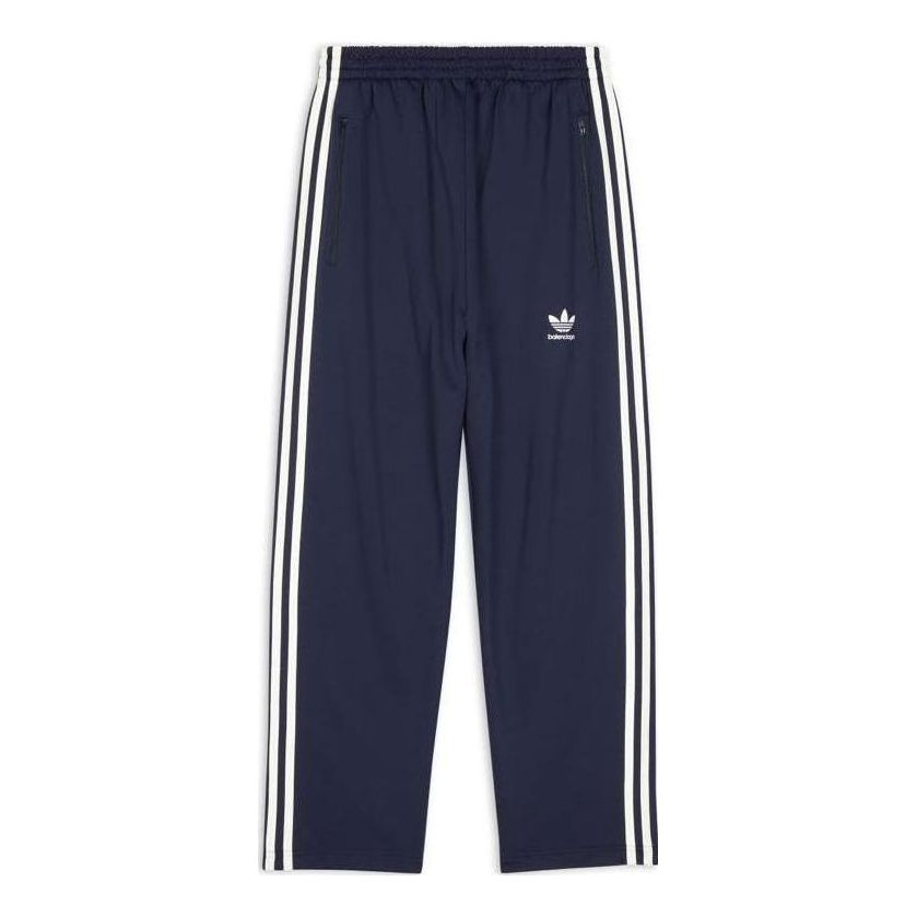 Balenciaga x adidas Cropped Sweatpants 'Navy Blue' 724115TMV158065