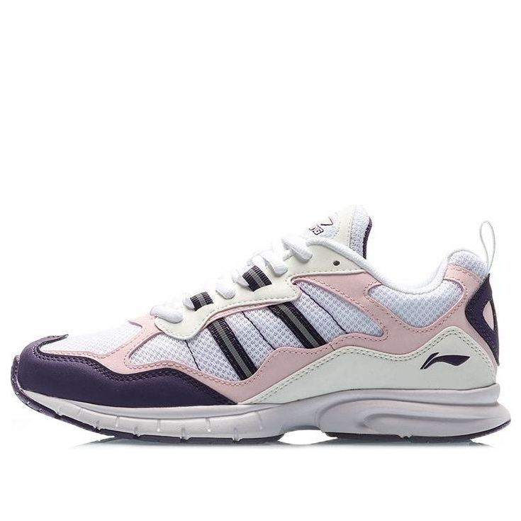 (WMNS) Li-Ning Lightweight Running Shoes 'White Pink Purple' ARBP064-3