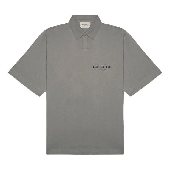 Fear of God Essentials SS20 Polo Shirt 'Cement' FOG-SS20-129