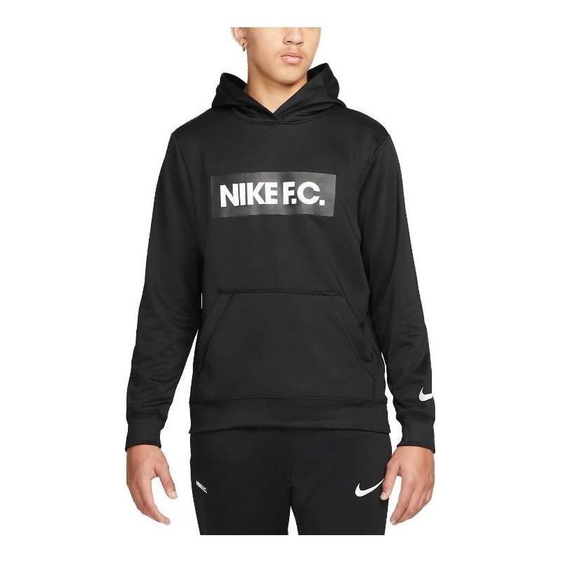 Nike F.C Logo Hoodie 'Black' DC9075-010