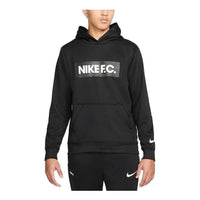 Nike F.C Logo Hoodie 'Black' DC9075-010