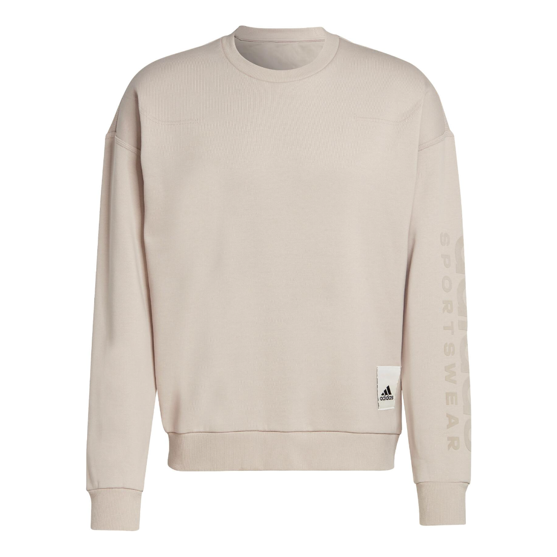 adidas Lounge Fleece Sweatshirt Brown 'Wonder Taupe' IA9362