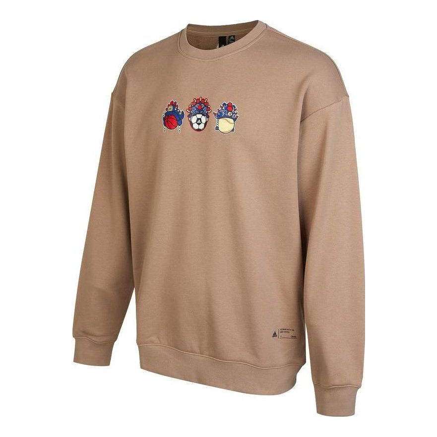 adidas China Graphic Sweater 'Brown' IB2775