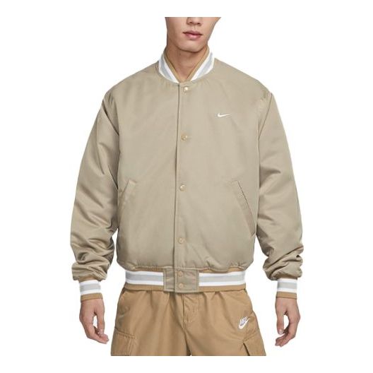 Nike Sportswear Authentics Dugout Jacket 'Khaki White' DX0659-247