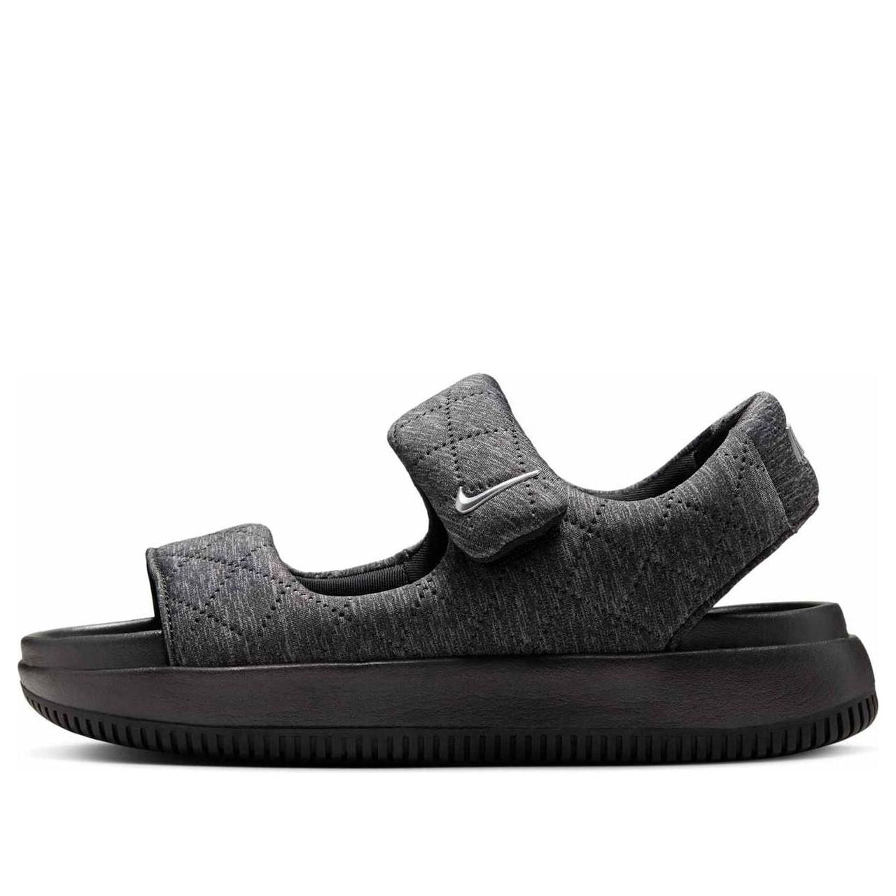 (WMNS) Nike Calm SE Sandals 'Black Metallic Silver' HJ9000-002