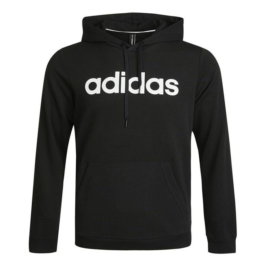 adidas neo M Ce Alphabet Printing Logo Sports Pullover Black GP4875
