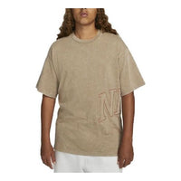 (WMNS) Nike Fadeaway Logo Tee 'Khaki' DX5835-247