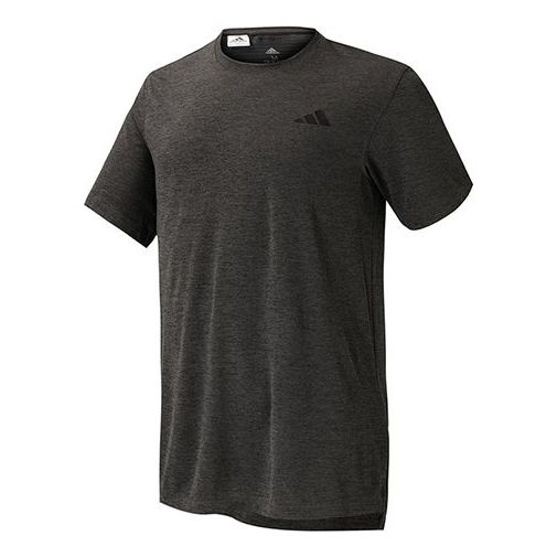 adidas 3-BAR TECH TEE Logo Sports Short Sleeve Black GR7102