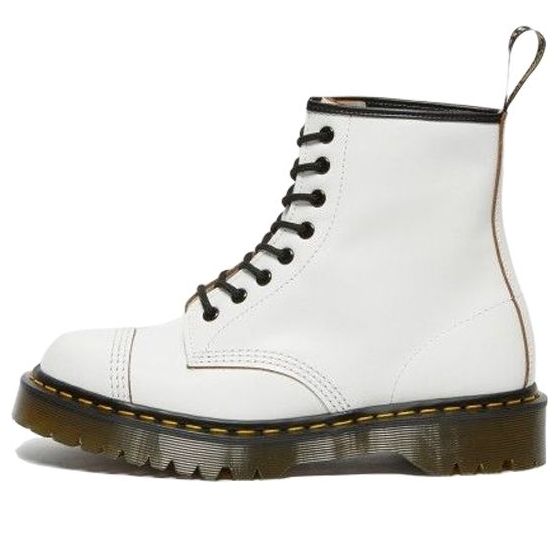 Dr. Martens 1460 Bex Made in England Toe Cap Lace Up Boots 'White' 27386100