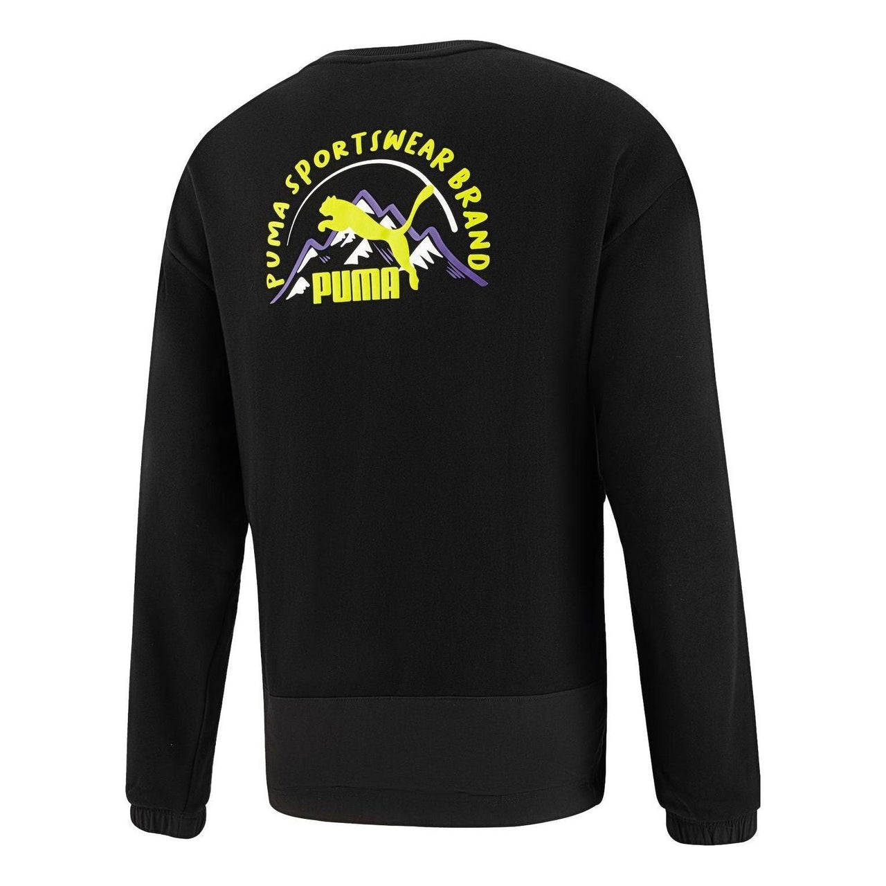 PUMA Camping Sportswear Mountain Long Sleeve Tee 'Black' 537391-01