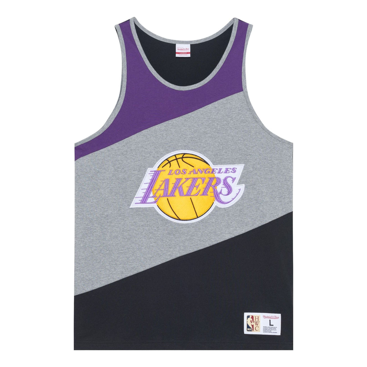 Mitchell & Ness x NBA HWC Colorblocked Cotton Tank 'LA Lakers' TTNK5120-LALYYPPPGHBK