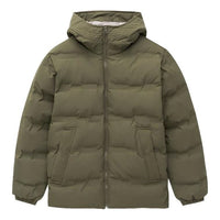 New Balance Warm Puffer Jacket 'Olive Green' AMJ24375-DMO