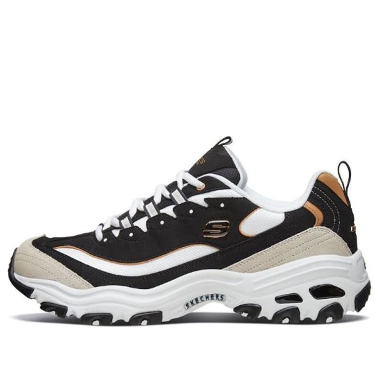 Skechers D'Lites 1.0 Black/Gold 666114-BKGD